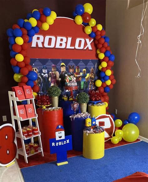 roblox birthday party decorations